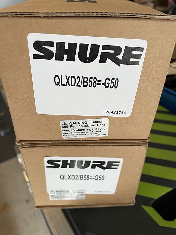 

Микрофон Shure QLXD2 / B58=-G50