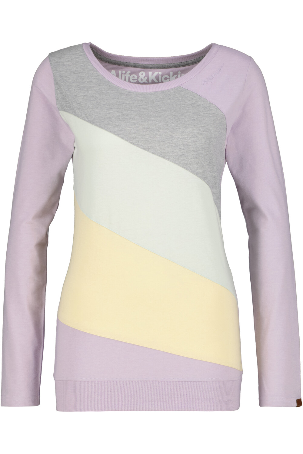 

Лонгслив alife and kickin, Langarmshirt, Pullover, Longshirt LenjaAK A, цвет bluebell melange