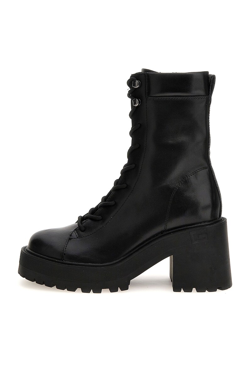 

Сапоги из искусственной кожи на массивном каблуке Guess, черный