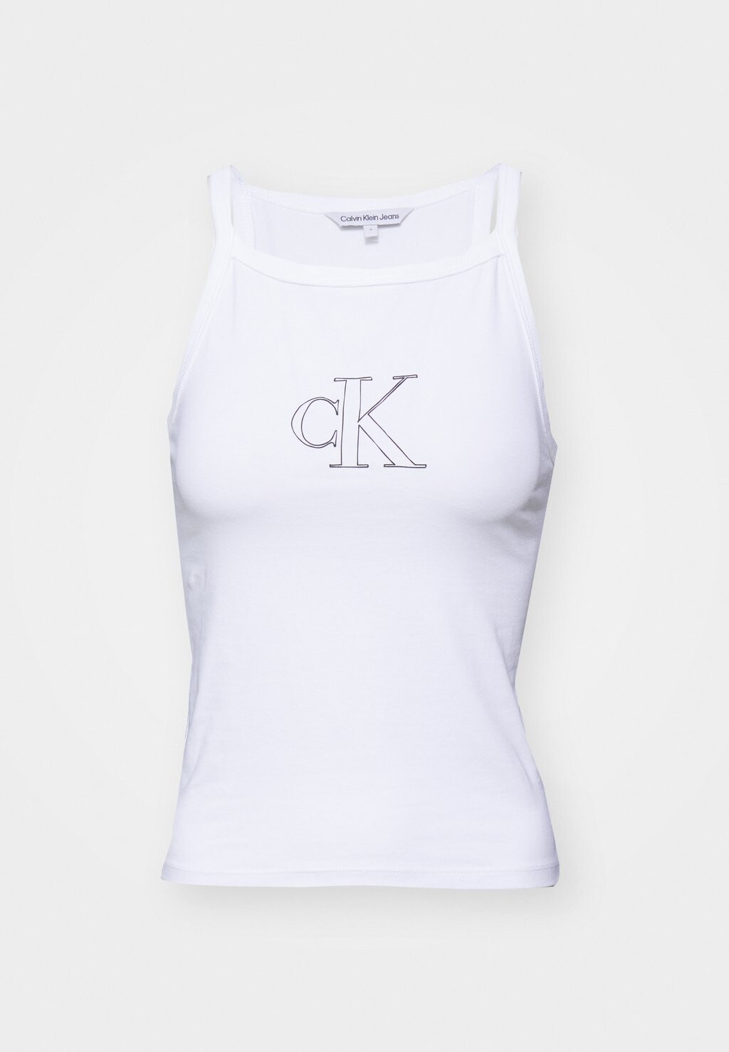 

Топ Outlined Strappy Tank Calvin Klein, белый