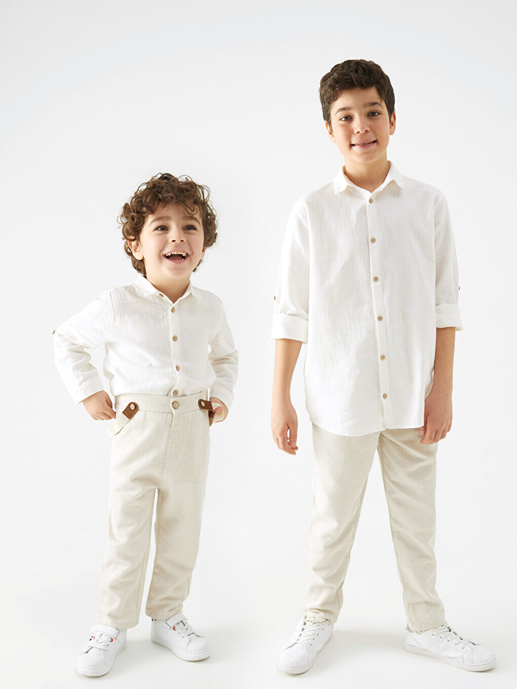 

Удобные льняные брюки для мальчика LCW Kids