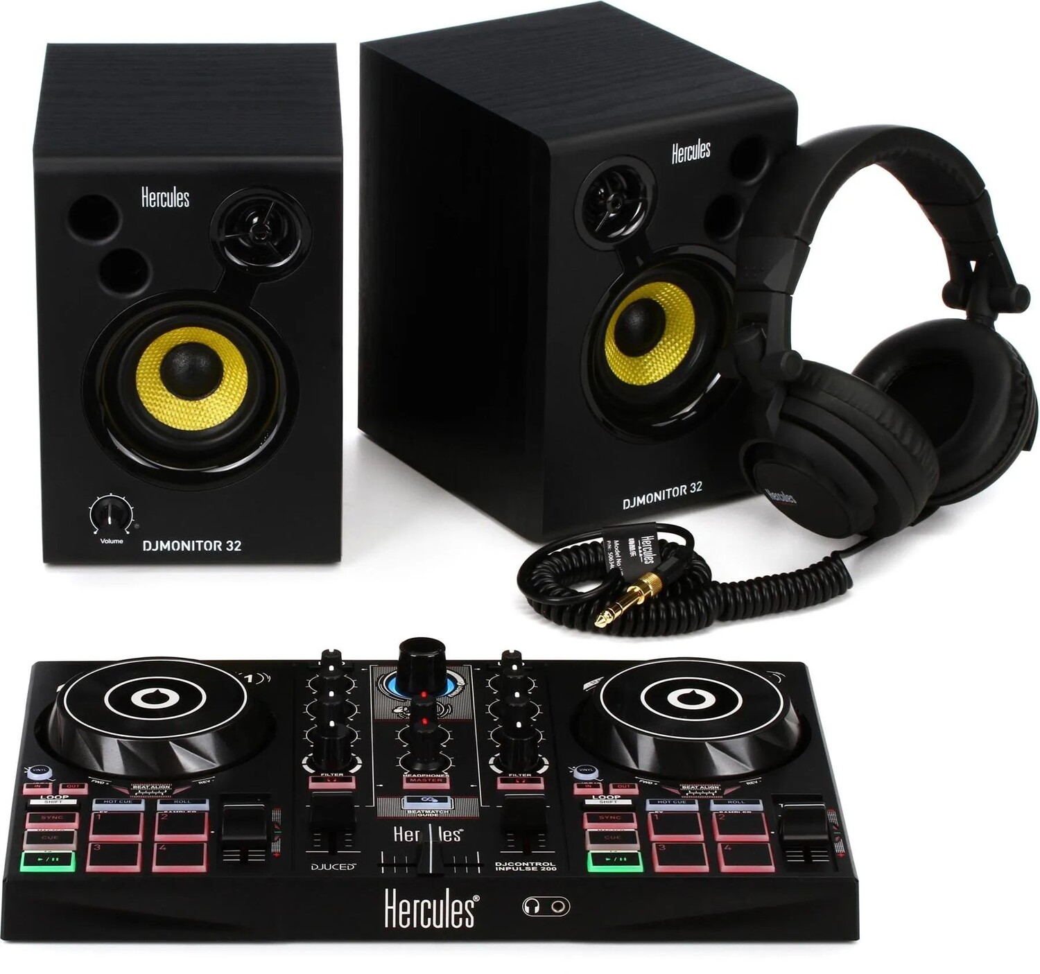 

Hercules DJ DJLearning Kit — Полная DJ-система для начинающих