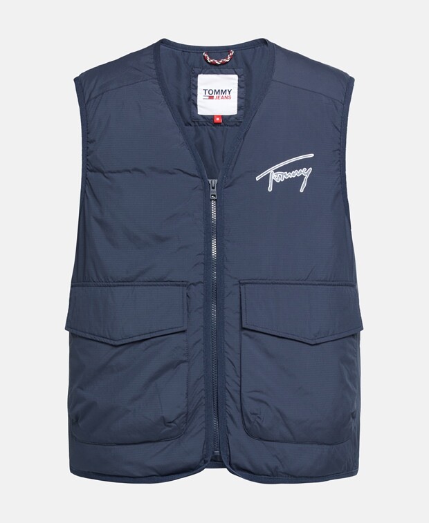 

Жилет Tommy Jeans, темно-синий