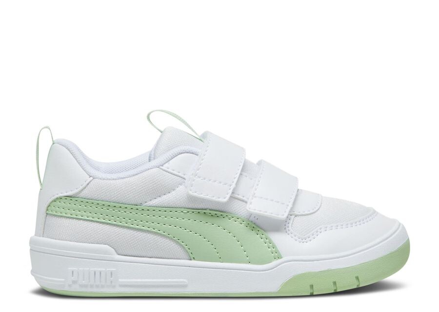 

Кроссовки Puma Multiflex Mesh V Little Kid 'White Pure Green', белый