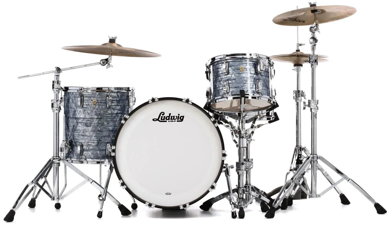 

Набор из 3 предметов Ludwig Classic Maple Fab 22 Shell - Небесно-голубой жемчуг