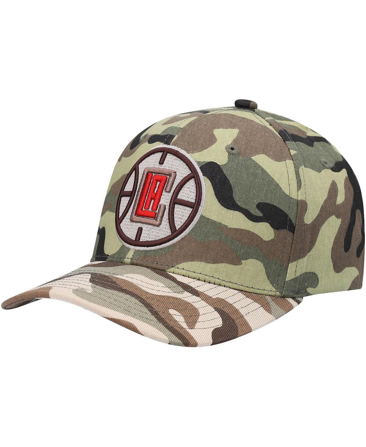 

Мужская камуфляжная кепка La Clippers Woodland Desert Snapback Mitchell & Ness
