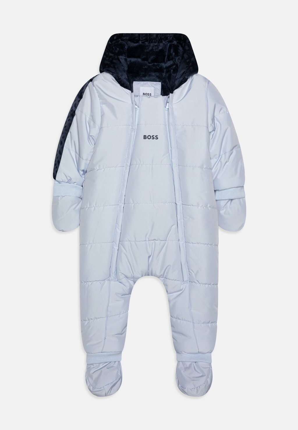 

Зимний комбинезон BABY ALL IN ONE UNISEX BOSS Kidswear, цвет pale blue