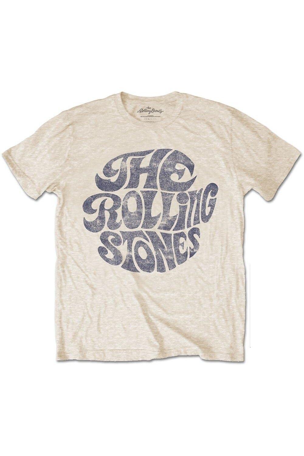 

футболка с винтажным логотипом 70-х годов The Rolling Stones, фиолетовый