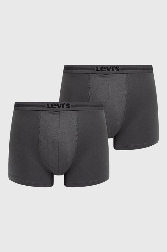 Боксеры (2 пары) Levi's, серый