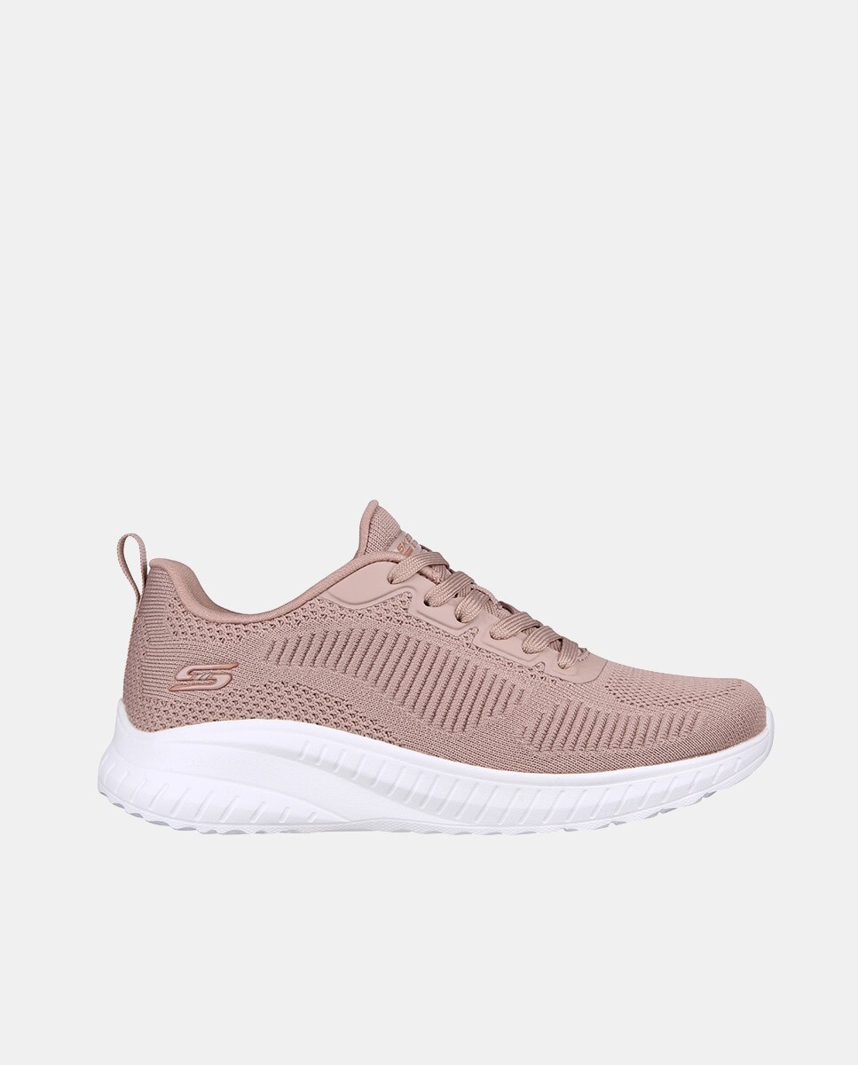 

Женские спортивные кроссовки BOBS Squad Chaos с низким носком и шнуровкой Skechers, розовый
