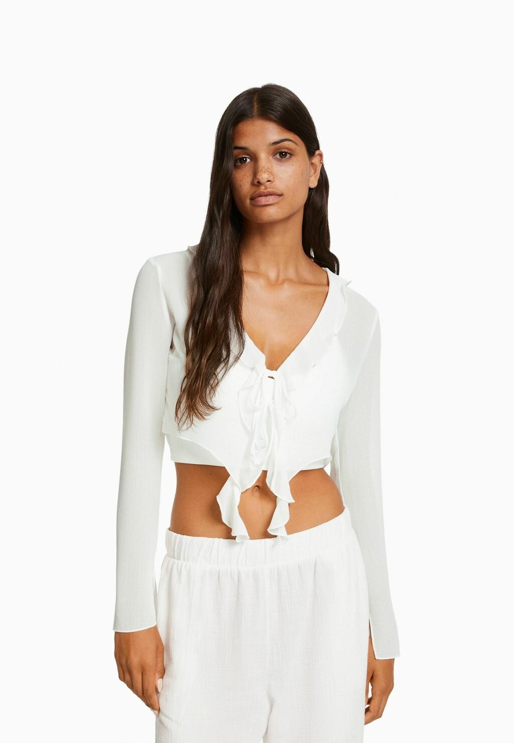 

Блузка Bershka, белый