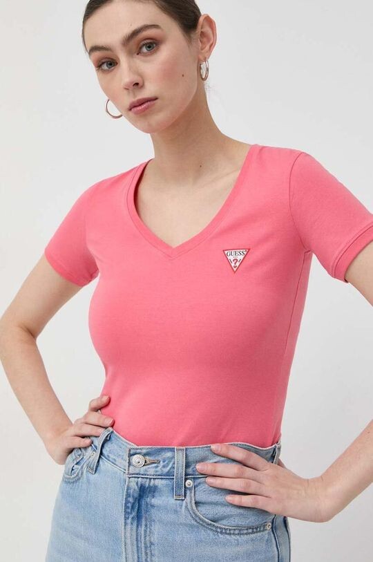 

Футболка Guess, розовый