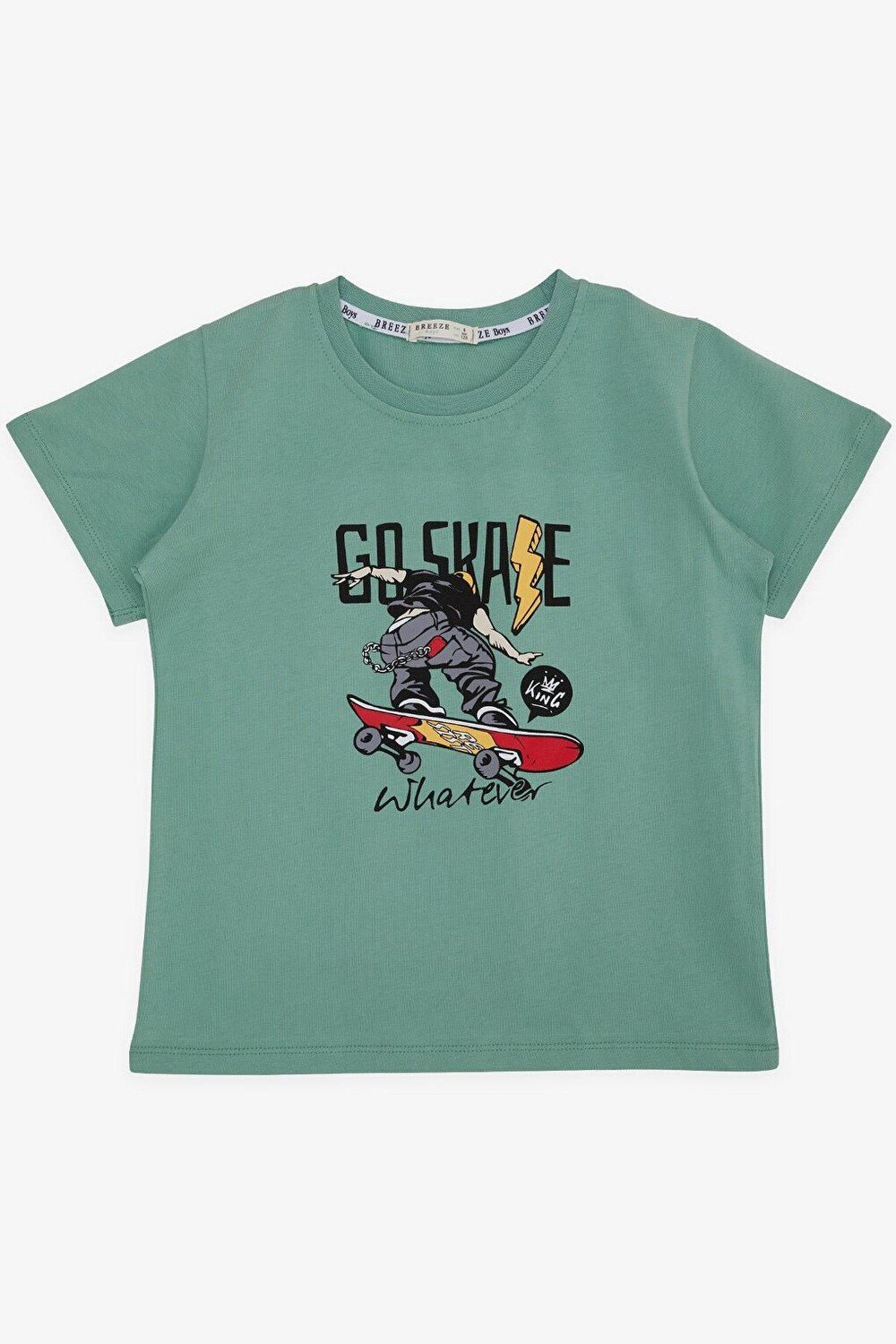 

Футболка для мальчиков Cool Skater мятно-зеленого цвета (8–14 лет) Breeze