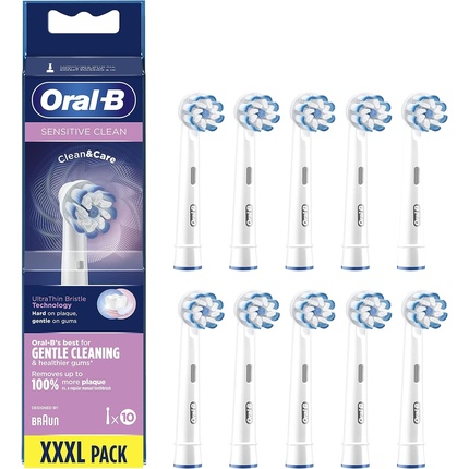 Насадки для чистки Oral-B Sensitive Clean, 10 шт. Oral B насадки для чистки oral b sensitive clean 10 шт oral b