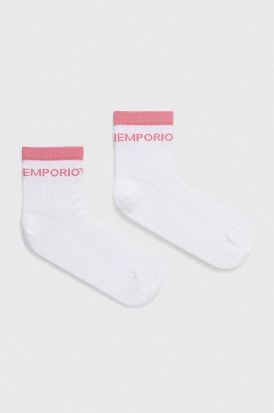 2 упаковки носков Emporio Armani Underwear, белый 3 упаковки носков emporio armani underwear белый