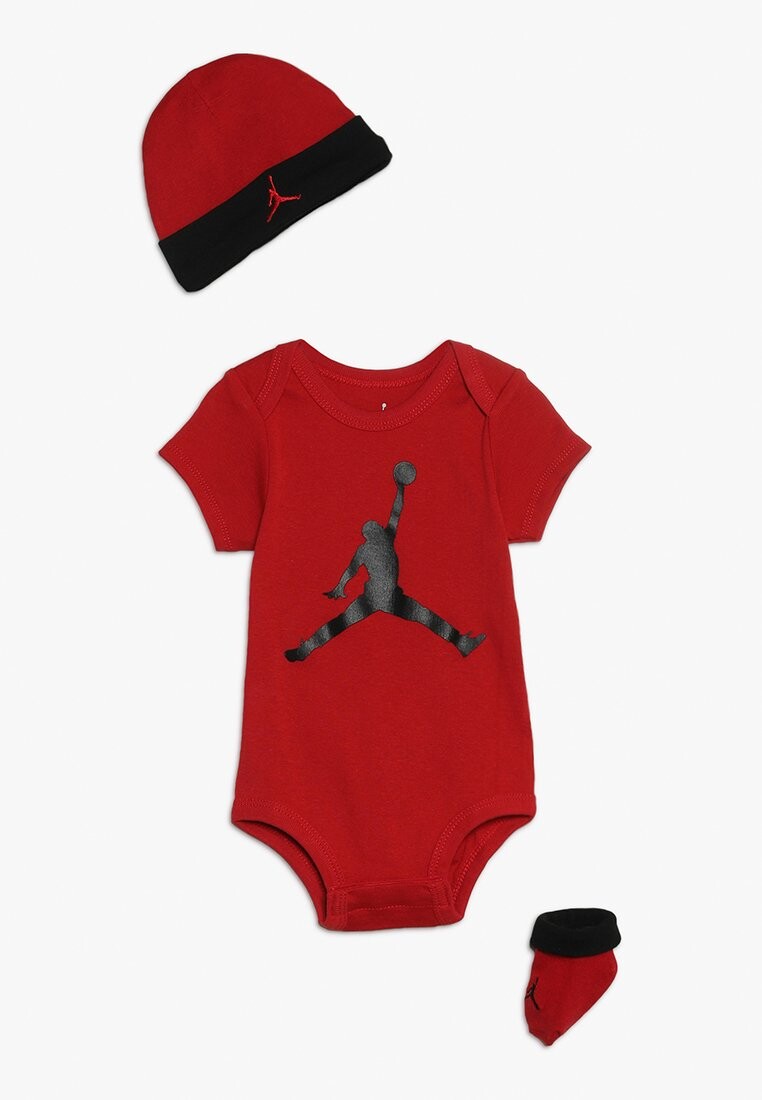 

Футболка с принтом Jumpman Bootie Set Unisex Jordan, цвет gym red/black