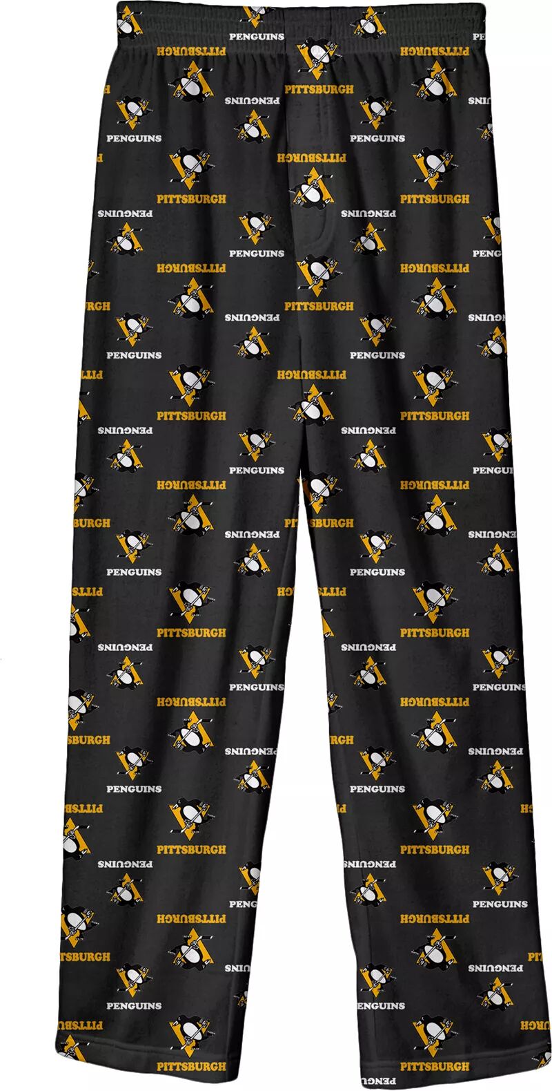 Черные пижамы с логотипом молодежной команды Nhl Питтсбург Пингвинз