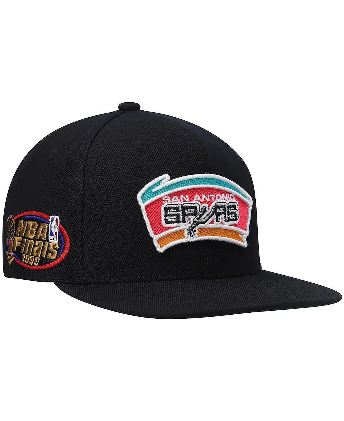 

Мужская черная кепка Snapback San Antonio Spurs Hardwood Classics 1999 NBA Finals Top Shot Mitchell & Ness