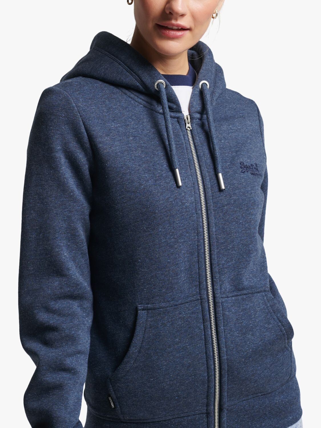 

Толстовка на молнии спереди из органического хлопка с логотипом Superdry Vintage