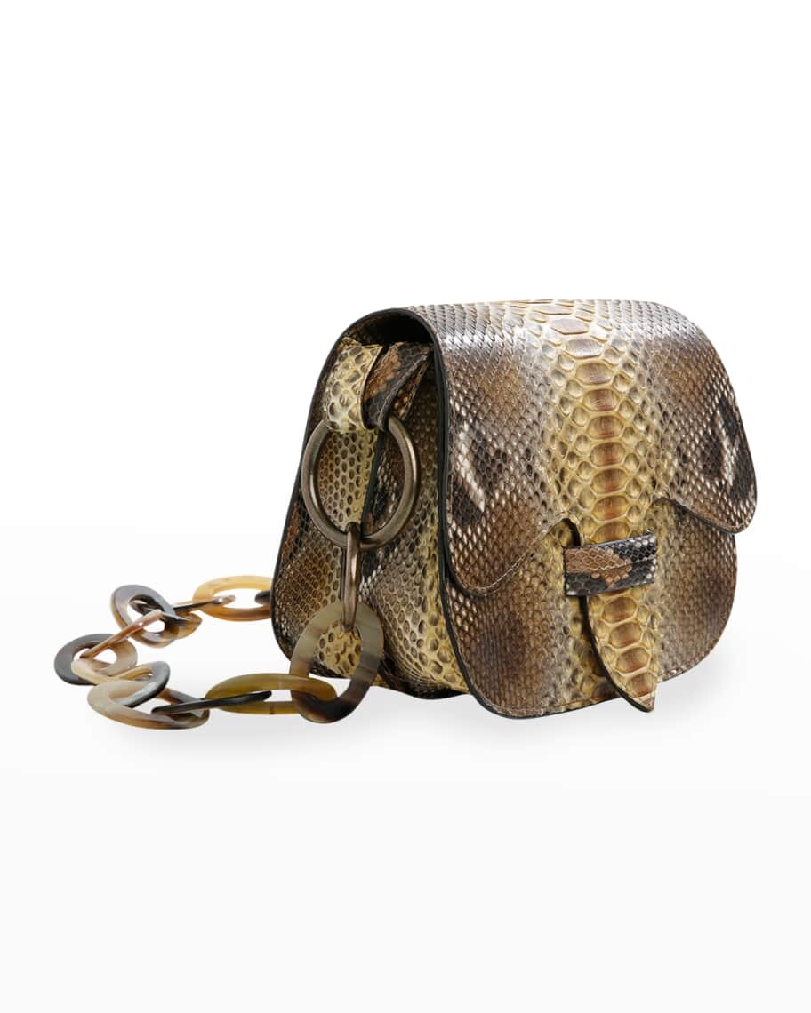 

Сумка через плечо Monsieur Python Saddle ADRIANA CASTRO