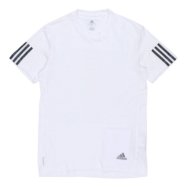 Футболка adidas Run It Tee Soft Running Short-sleeve Tee Men White, белый футболка adidas camo short sleeve tee white белый