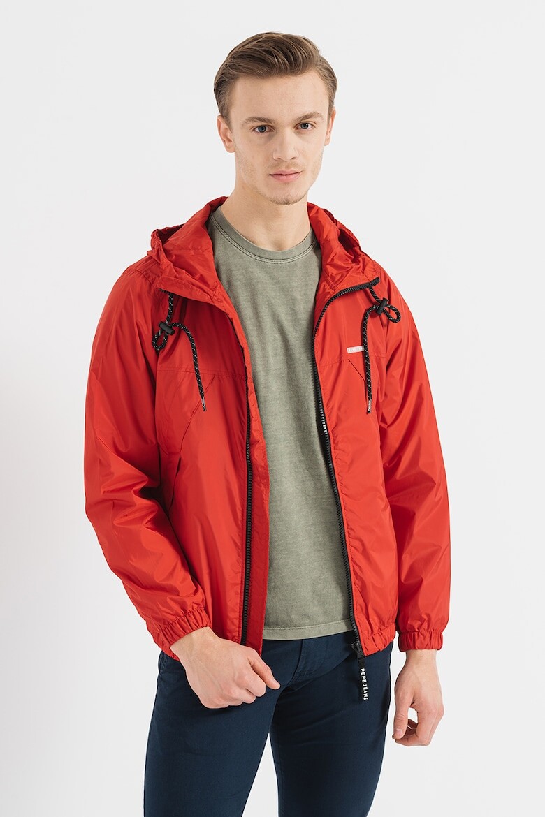 

Легкая куртка с капюшоном Pepe Jeans London, красный