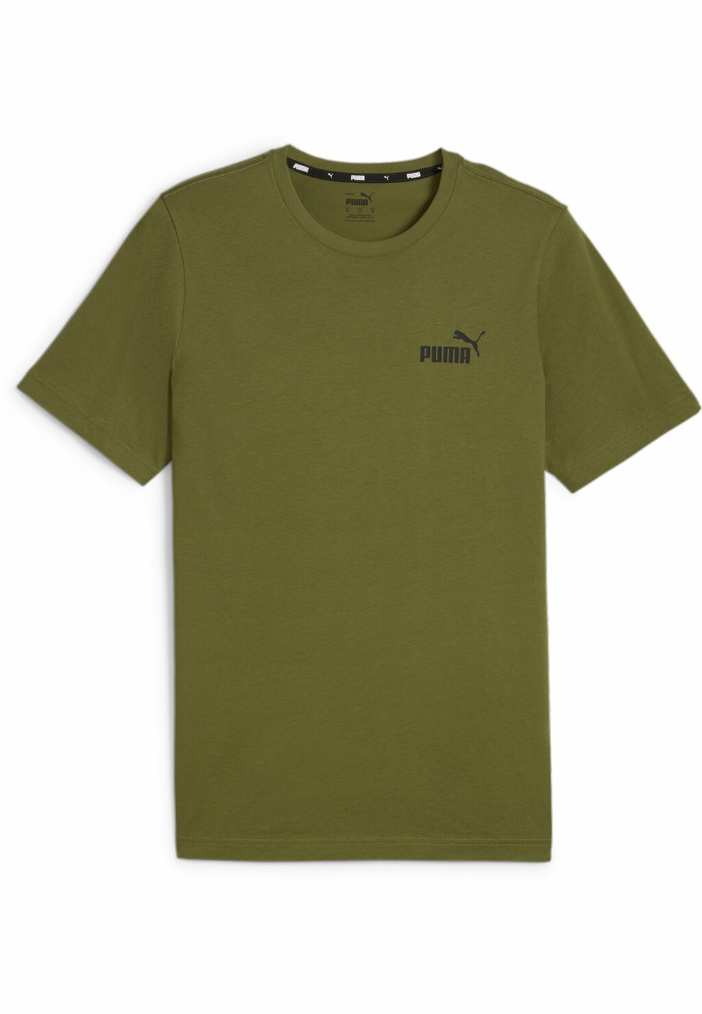 

Футболка с принтом ESSENTIALS SMALL LOGO Puma, цвет olive green