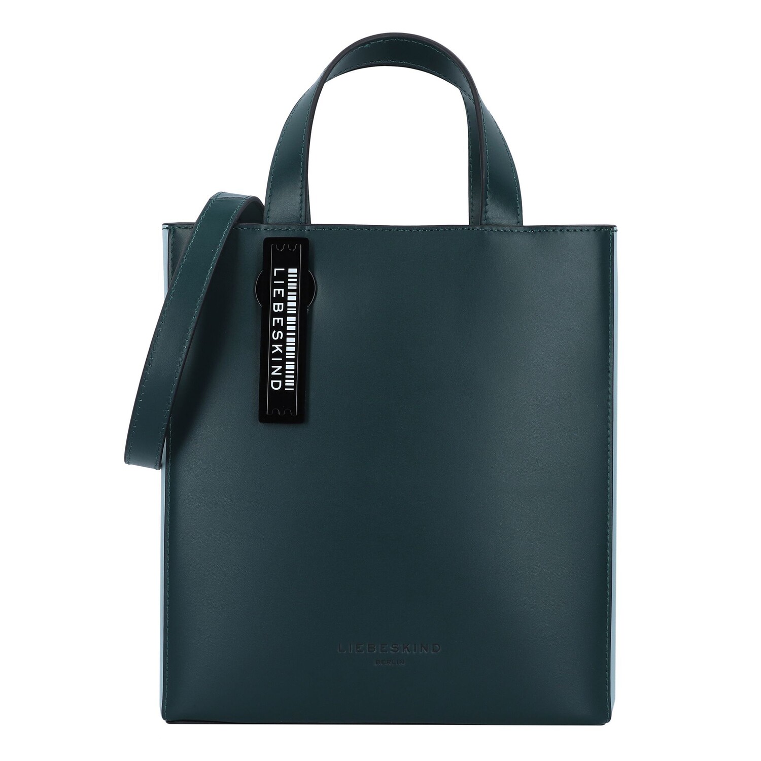 

Сумка LIEBESKIND BERLIN Paper Bag Handtasche Leder 22 cm, цвет mystic river