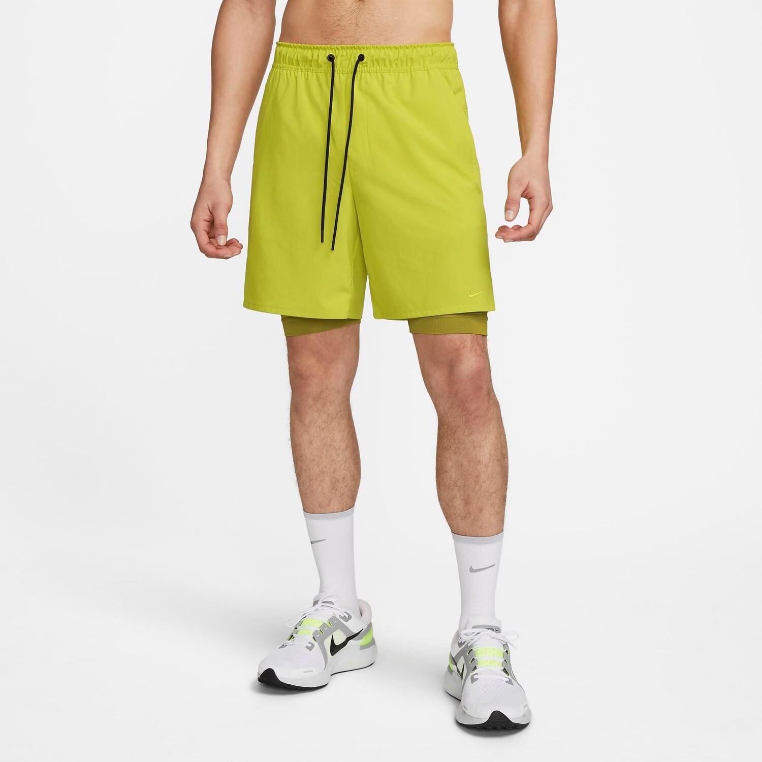 

Мужские универсальные шорты 2-в-1 Nike Unlimited Dri-FIT 7 дюймов, зеленый
