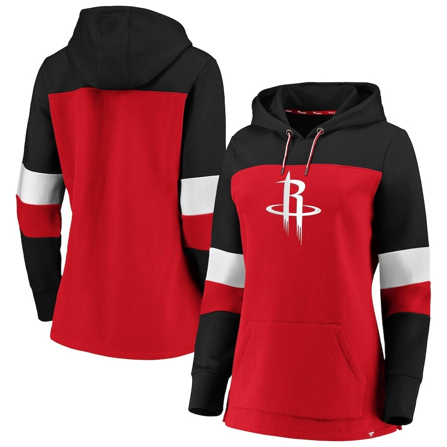 

Пуловер с капюшоном Fanatics Branded Houston Rockets, красный