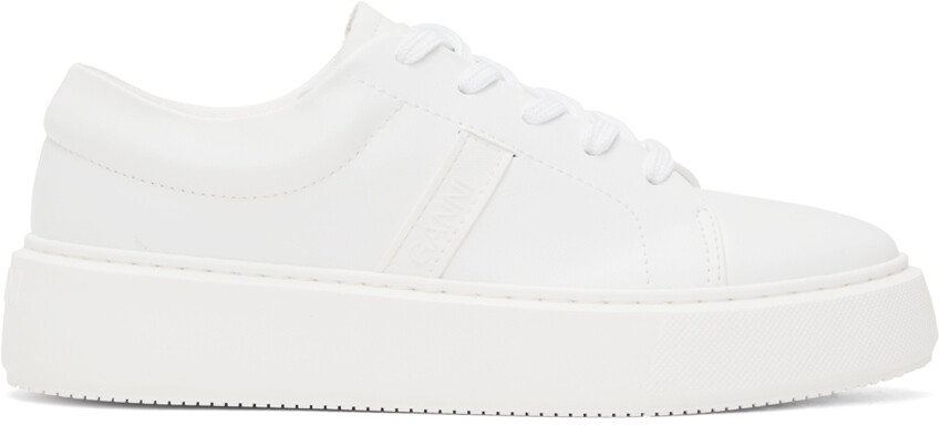 

Белые кроссовки Sporty Mix Cupsole Ganni, Белый, Белые кроссовки Sporty Mix Cupsole Ganni