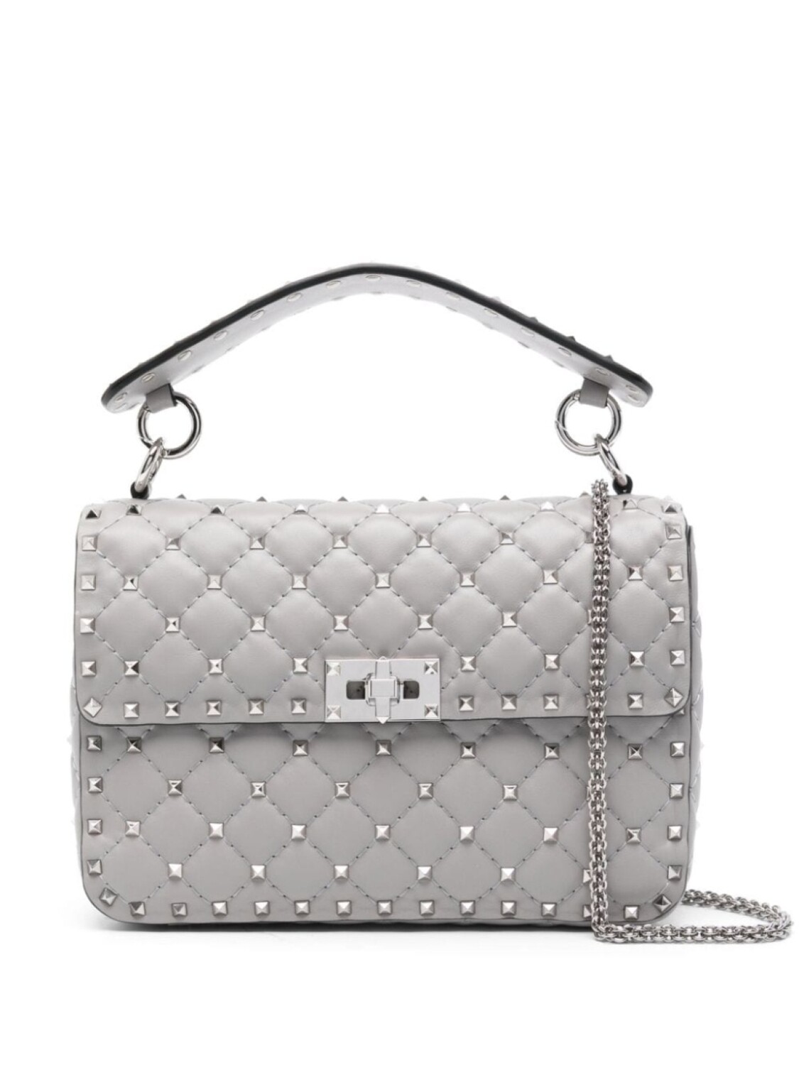 

Сумка-шоппер Valentino Garavani Rockstud, серый