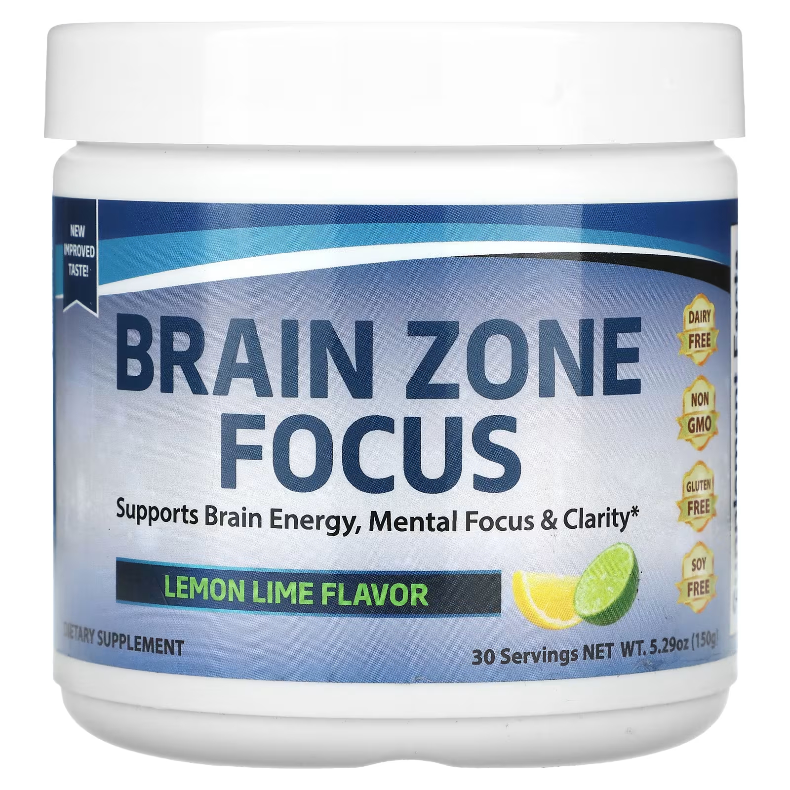 Пищевая добавка Divine Health Brain Zone Focus лимон-лайм, 150 г
