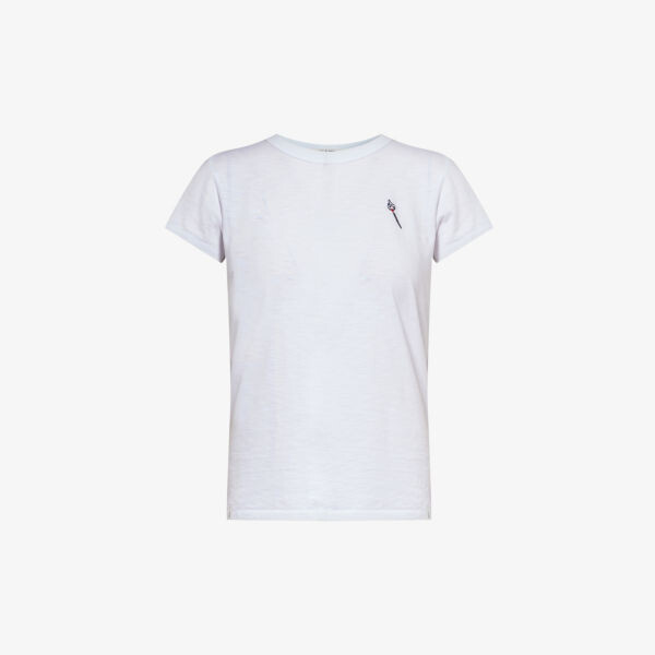 

Футболка matchstick из хлопкового джерси Rag & Bone, белый