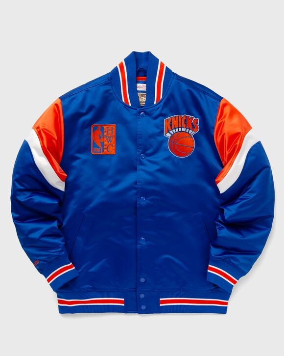 

Куртка Mitchell & Ness Nba Heavyweight Satin Jacket New York Knicks, цвет royal