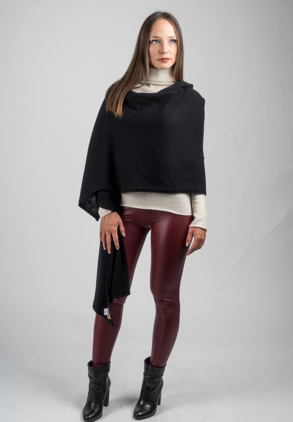 

Шарф Dalle Piane Cashmere, черный