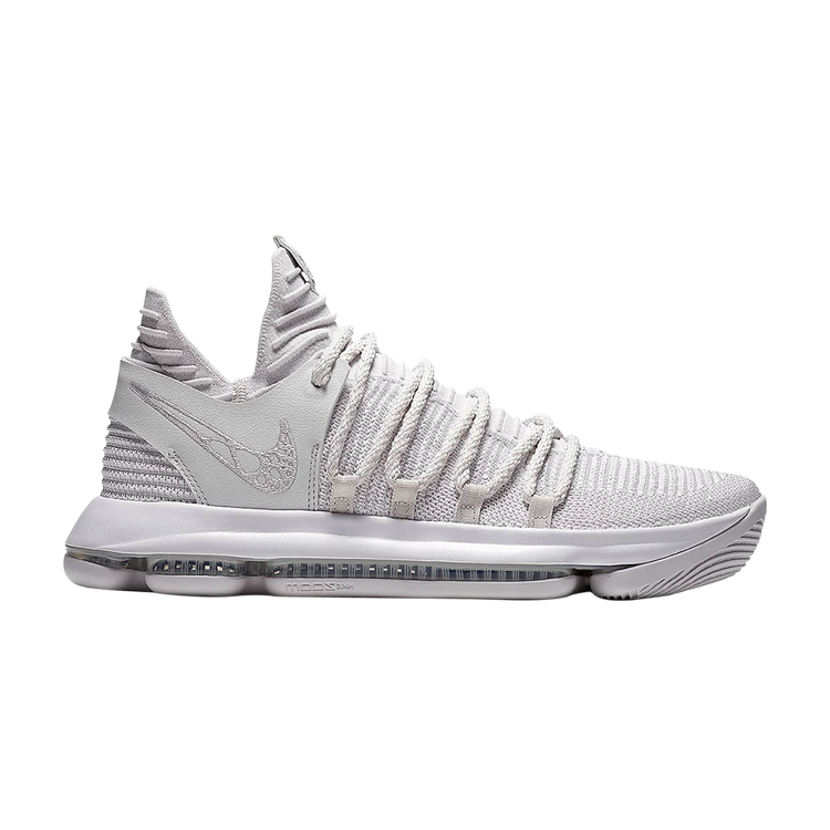 

Кроссовки Nike KD 10 'Platinum', серебряный, Серый