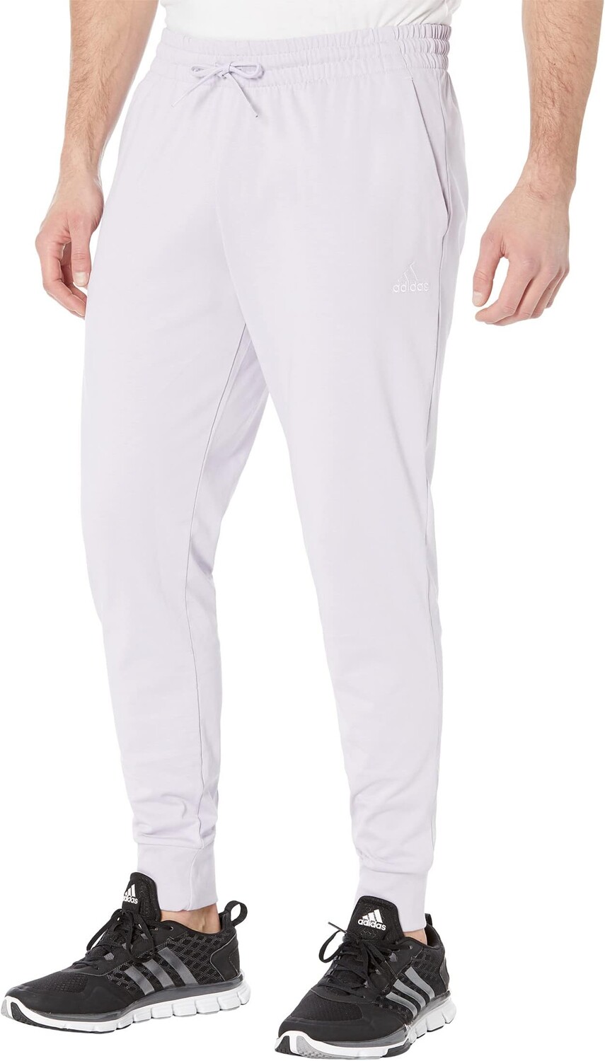 

Брюки Big & Tall Essentials из одинарного джерси с зауженными манжетами adidas, цвет Silver Dawn