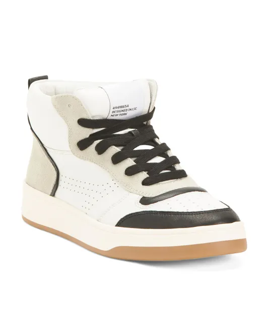 

Кожаные высокие кеды Calypso Steve Madden, черный