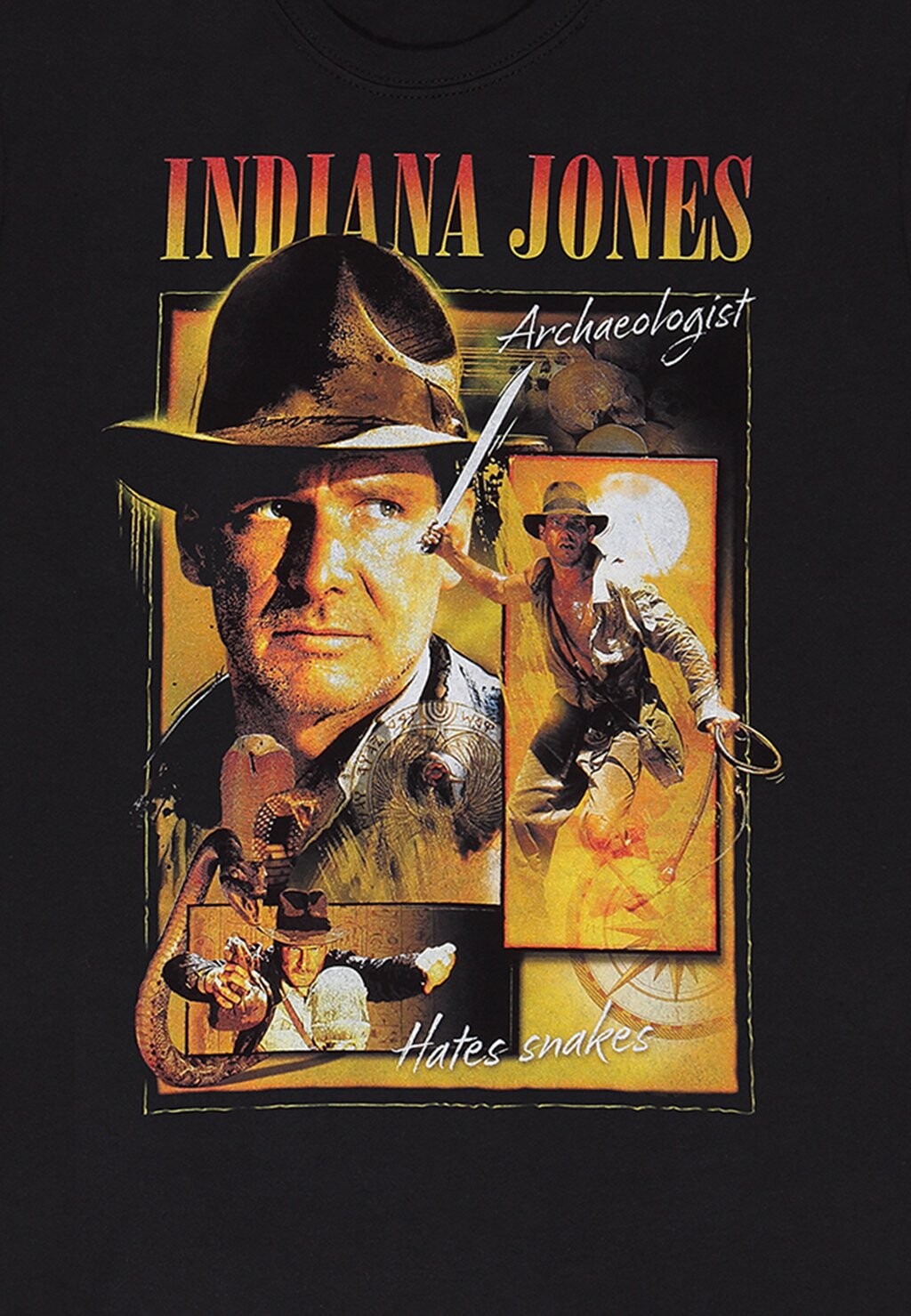 

Футболка с принтом INDIANA JONES HOMAGE Henry Tiger, черный