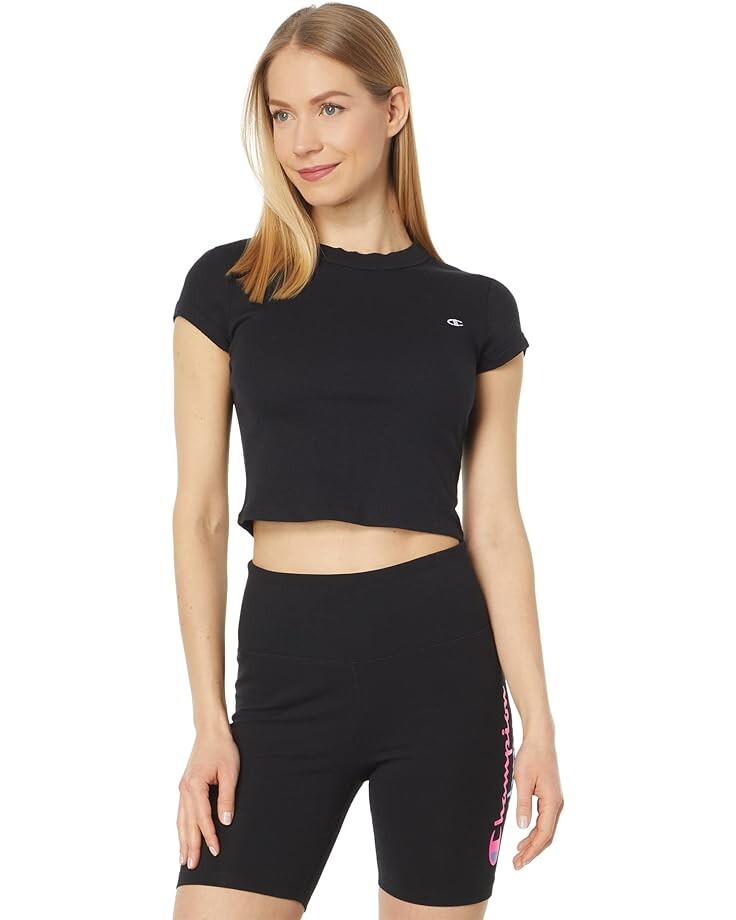 

Футболка Champion Fitted Rib, черный