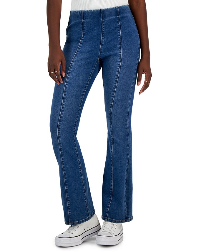 Расклешенные джинсы со швом спереди для юниоров Vanilla Star, синий