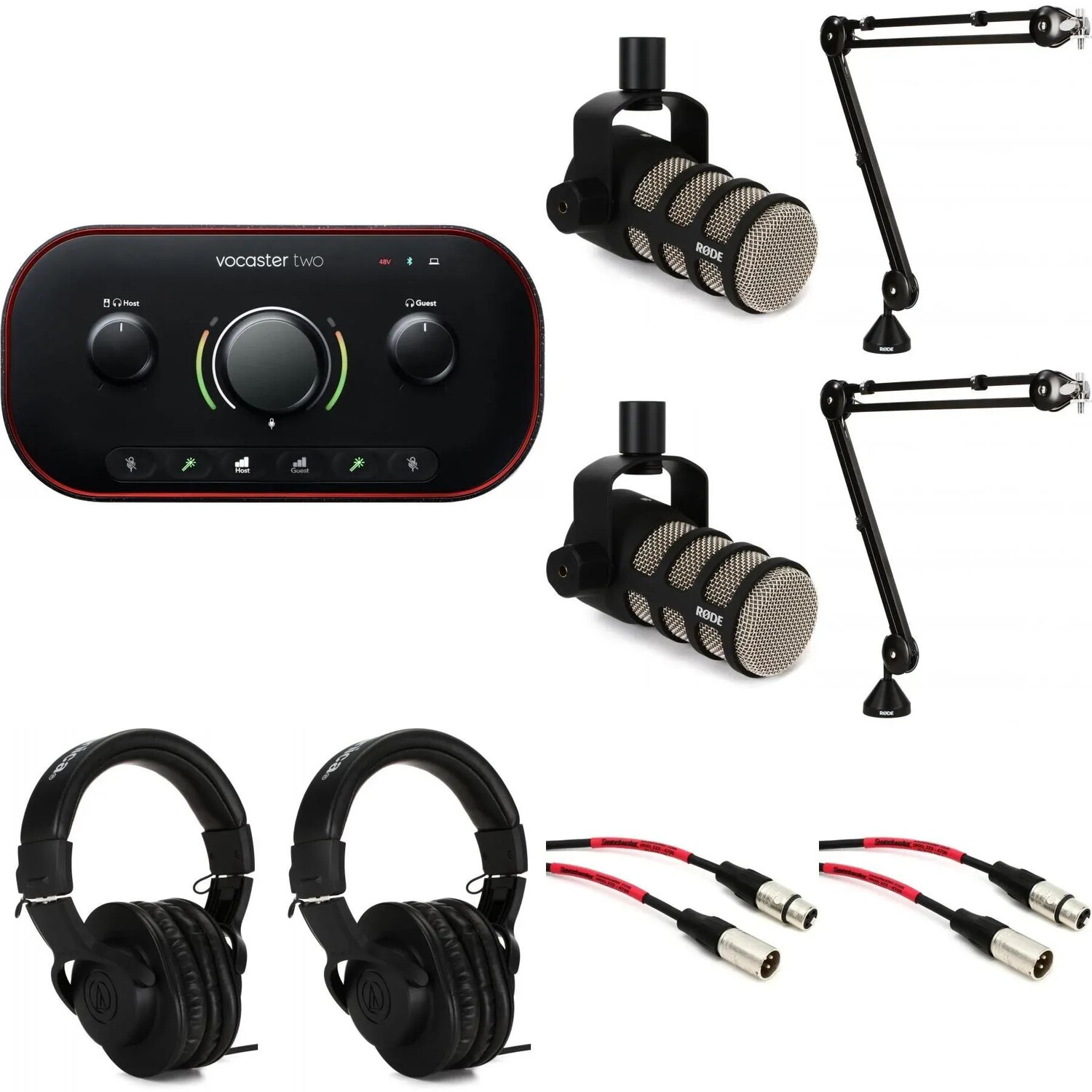 

Пакет подкастов Focusrite Vocaster 2 и PodMic на 2 хоста