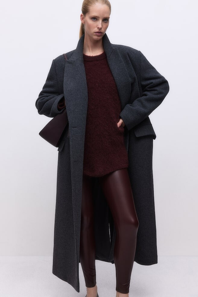 

Леггинсы с покрытием H&M, красный