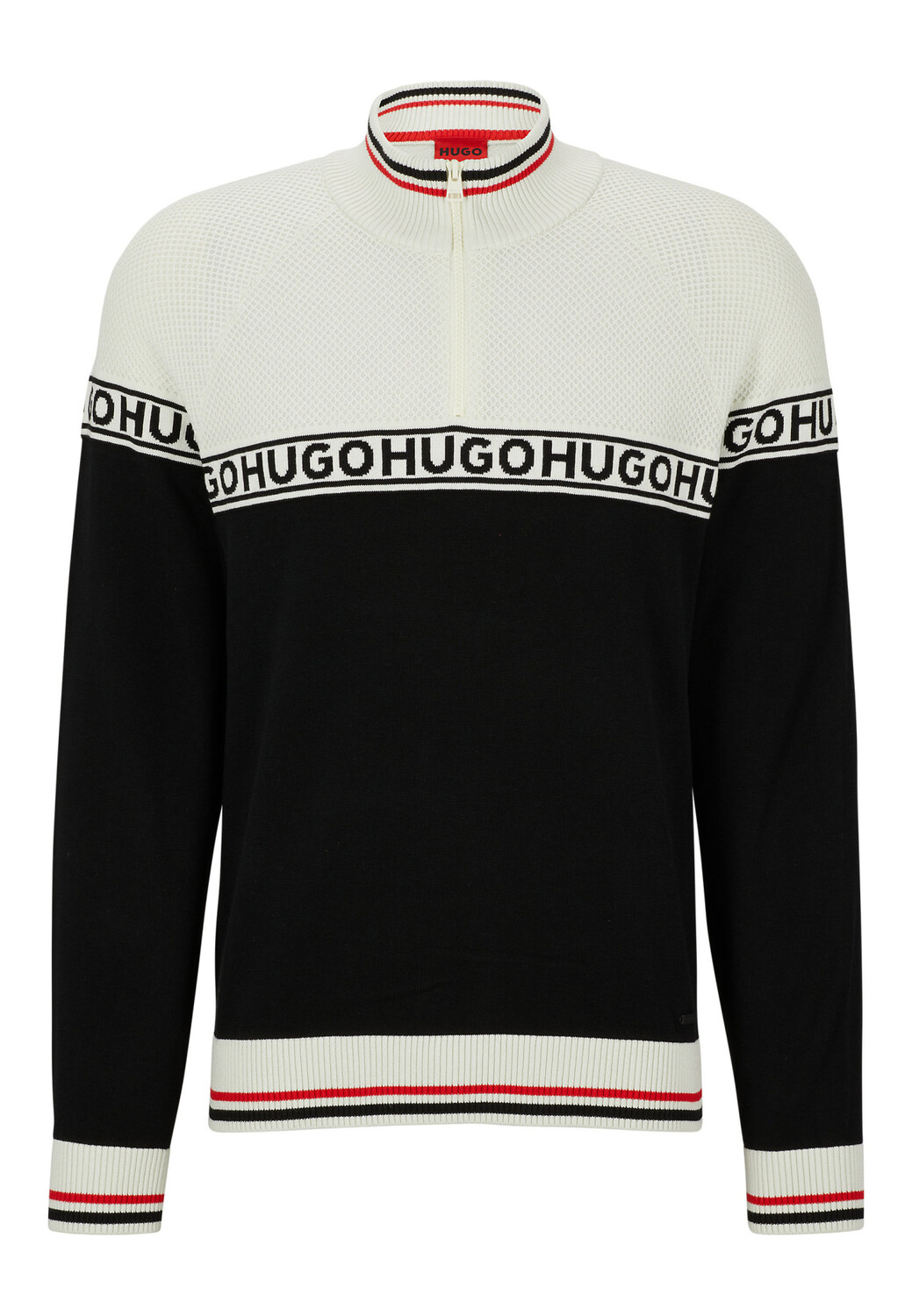 

Свитер HUGO SAIKOL Regular Fit, черный