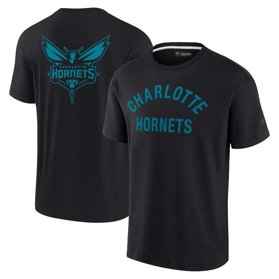 

Футболка с коротким рукавом Fanatics Signature Charlotte Hornets, черный