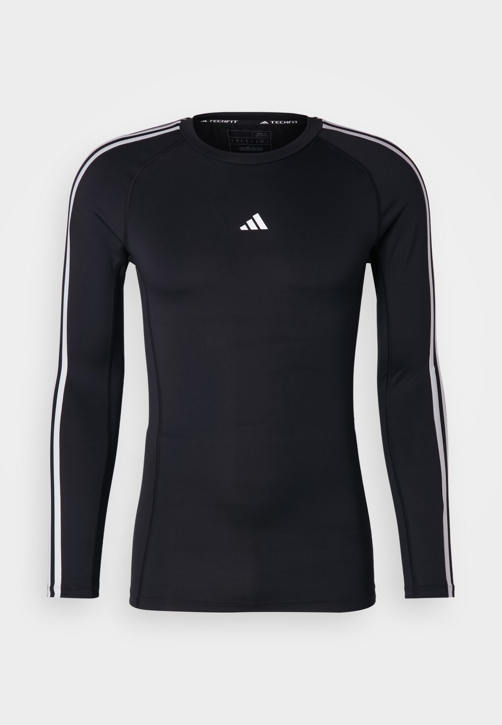 

Рубашка с длинным рукавом TECHFIT COMPRESSION 3-STRIPES LONG SLEEVE adidas, черный