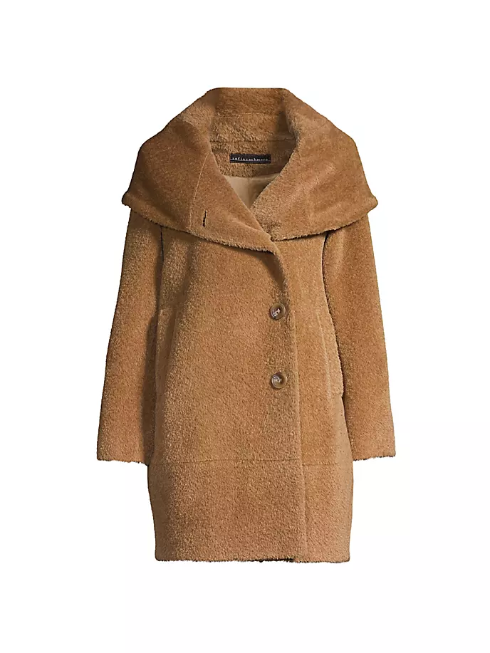 

Пальто-кокон Sofia Cashmere, цвет camel