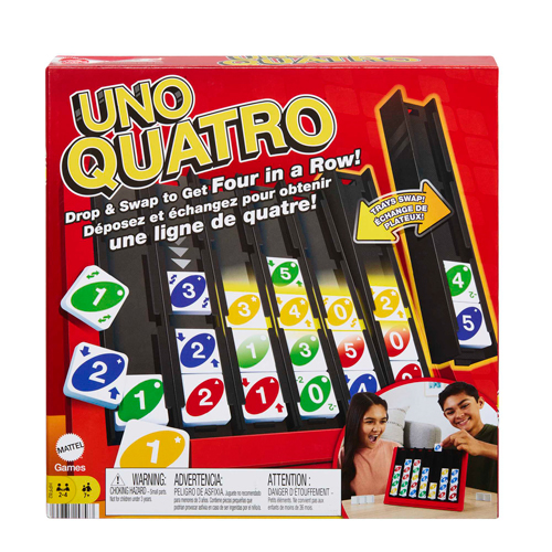 Настольная игра Uno Quatro Mattel настольная игра mattel uno flex