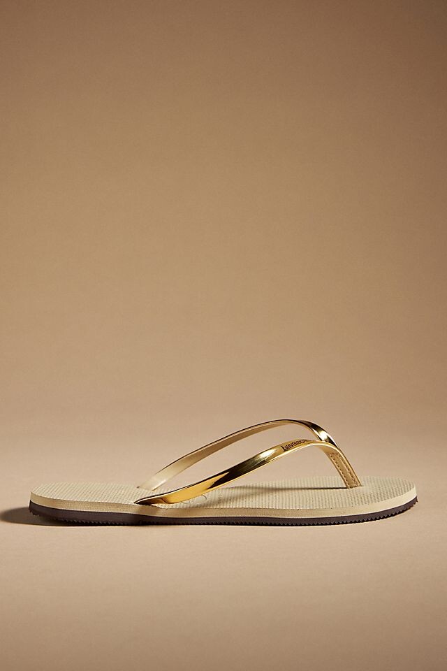 

Сандали Havaianas You с эффектом металлик, золотой
